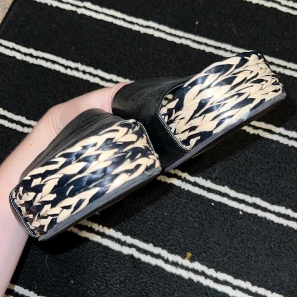 Simon Miller Mud Black and Cream Espadrille Platform Sandals - Picture 10 of 10